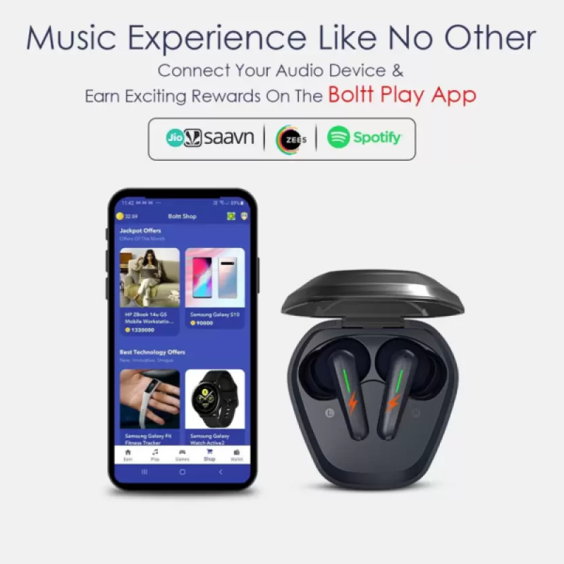 Fire-Boltt Fire Pods Lycan TWS Earbuds | Blue | BEP602 Fire-Boltt Fire Pods Lycan TWS Earbuds | Blue | BEP602