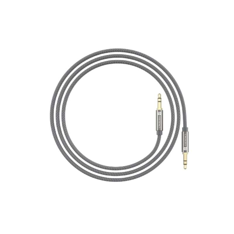 Portronics Konnect Aux 7 | 3.5mm | Gold Plated Connectors | Grey | POR 1624 Portronics Konnect Aux 7 | 3.5mm | Gold Plated Connectors | Grey | POR 1624