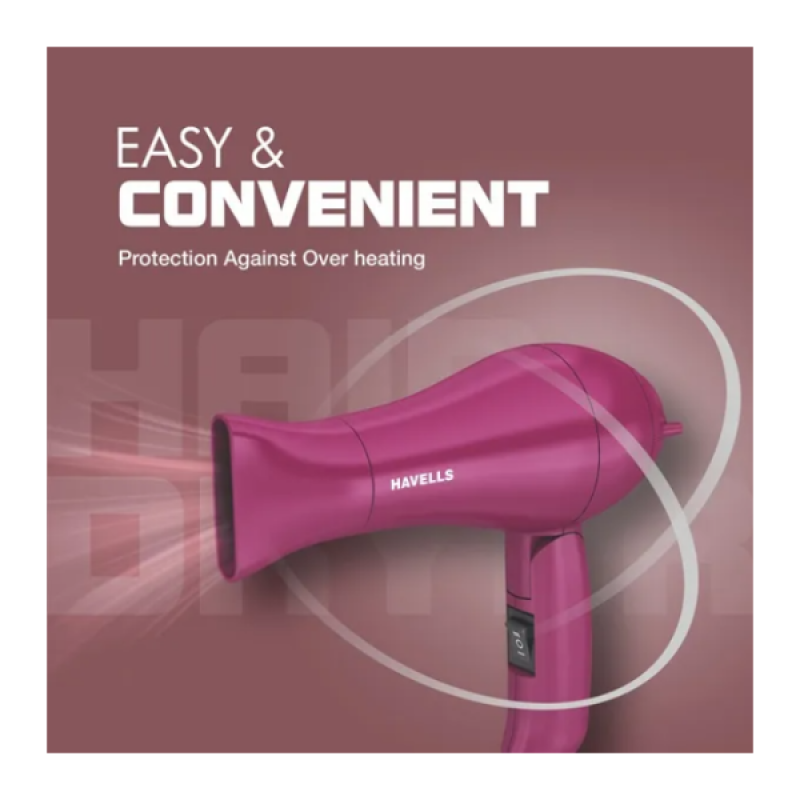 Havells Compact Hair Dryer | 1000W | HD1825 Havells Compact Hair Dryer | 1000W | HD1825