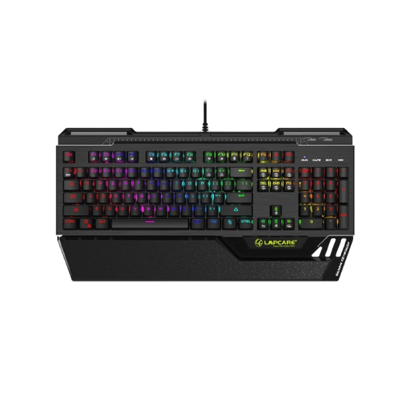 LAPCARE Champ Wired Gaming Keyboard | Spillproof | Black | LGK-108