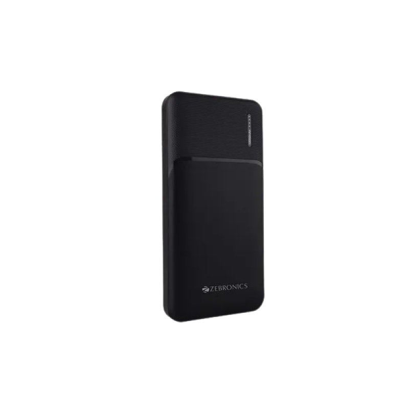ZEBRONICS Power Bank | 10000 MAH | Black | MB10000S9 ZEBRONICS Power Bank | 10000 MAH | Black | MB10000S9