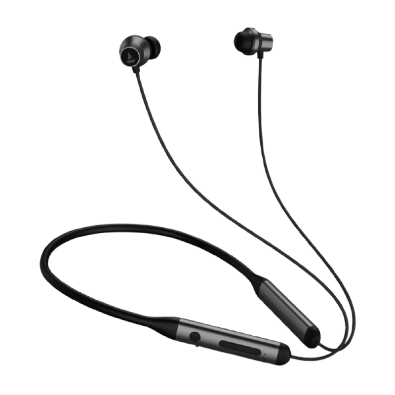 BOAT ROCKERZ 280 Neckband | ANC | Bluetooth | Gunmetal Black BOAT ROCKERZ 280 Neckband | ANC | Bluetooth | Gunmetal Black