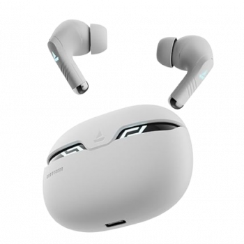 boAt Immortal 101 TWS Earbuds | 30 HRS Playtime Blazing LEDs | White Sabre