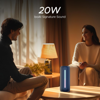 boAt Stone Spinx Pro Bluetooth Speaker | 20 W RMS Sound | Tropical Blue