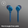 JBL Tune 310C Wired Hi Res In Ear Earphones | 3 Button EQ | Blue | JBLT310CBLU