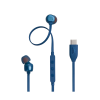 JBL Tune 310C Wired Hi Res In Ear Earphones | 3 Button EQ | Blue | JBLT310CBLU