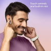 PHILIPS Audio True Wireless in Ear Earbuds | Pocket Sized Charging Case | Play Time Upto 45Hrs | 10mm Dynamic Drivers | Inbuilt Mic | IPX4 Splash | Sweat Resistant |Black | TAT1179BK/94