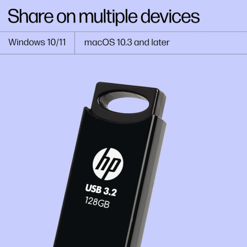 HP USB 3.2 Flash Drive | 128GB | 712w | Black HP USB 3.2 Flash Drive | 128GB | 712w | Black