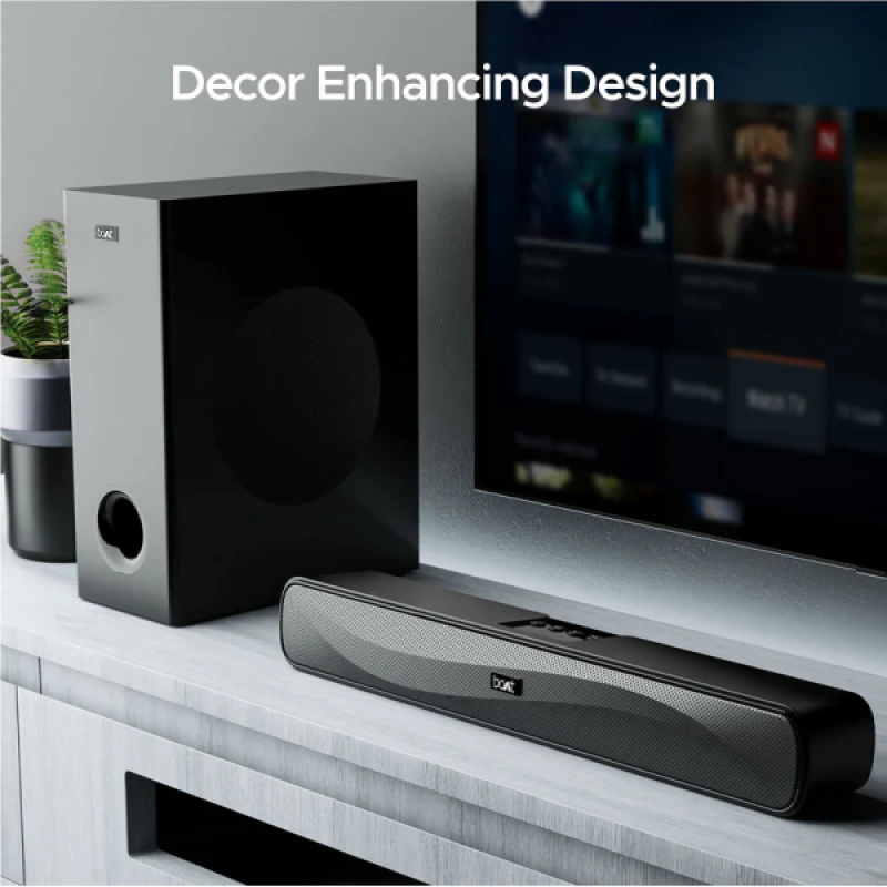 boAt Aavante Bluetooth Soundbar | 50 W | Master Remote Control | Premium Black | A1040 boAt Aavante Bluetooth Soundbar | 50 W | Master Remote Control | Premium Black | A1040