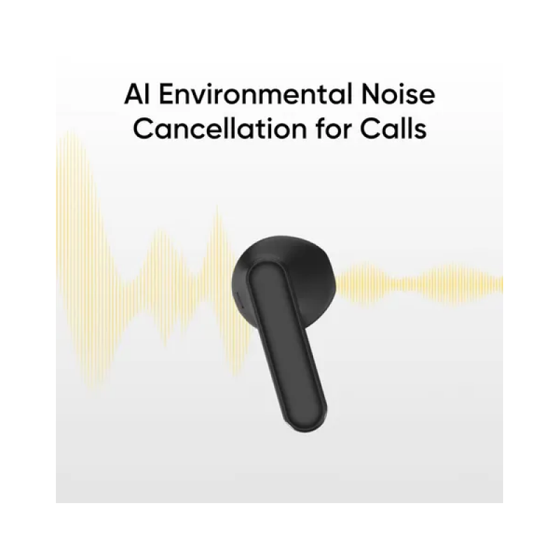 realme Buds T01 TWS Earbuds | AI ENC Noise Cancellation | Black | RMA2406 realme Buds T01 TWS Earbuds | AI ENC Noise Cancellation | Black | RMA2406