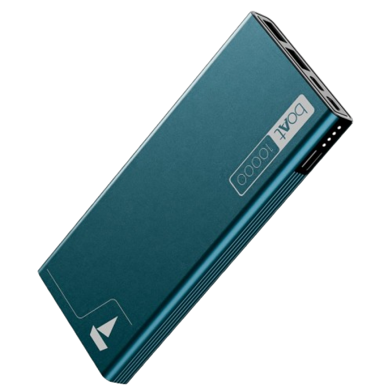boAt Energyshroom Powerbank | 10000mAh | Steel Blue | PB300 boAt Energyshroom Powerbank | 10000mAh | Steel Blue | PB300