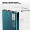 boAt Energyshroom Powerbank | 10000mAh | Steel Blue | PB300 boAt Energyshroom Powerbank | 10000mAh | Steel Blue | PB300