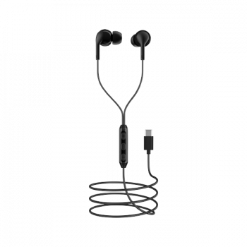 boAt Bassheads 100C Wired Earphones | Type C Jack | 10 mm Drivers | Black