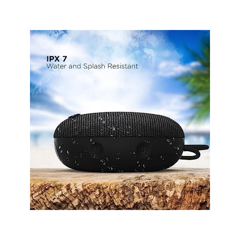 boAt Stone 193 Portable Bluetooth Speaker | Pitch Black boAt Stone 193 Portable Bluetooth Speaker | Pitch Black