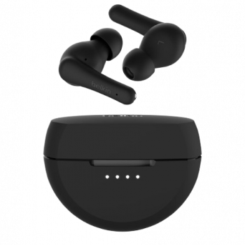 Belkin SoundForm Rhythm True Wireless Earbuds | IPX5 | Built in Microphone | Black | AUC012BTBK