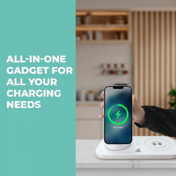 iGear DockMe 10W Fast Charging with Docking and 15W Wireless Charger