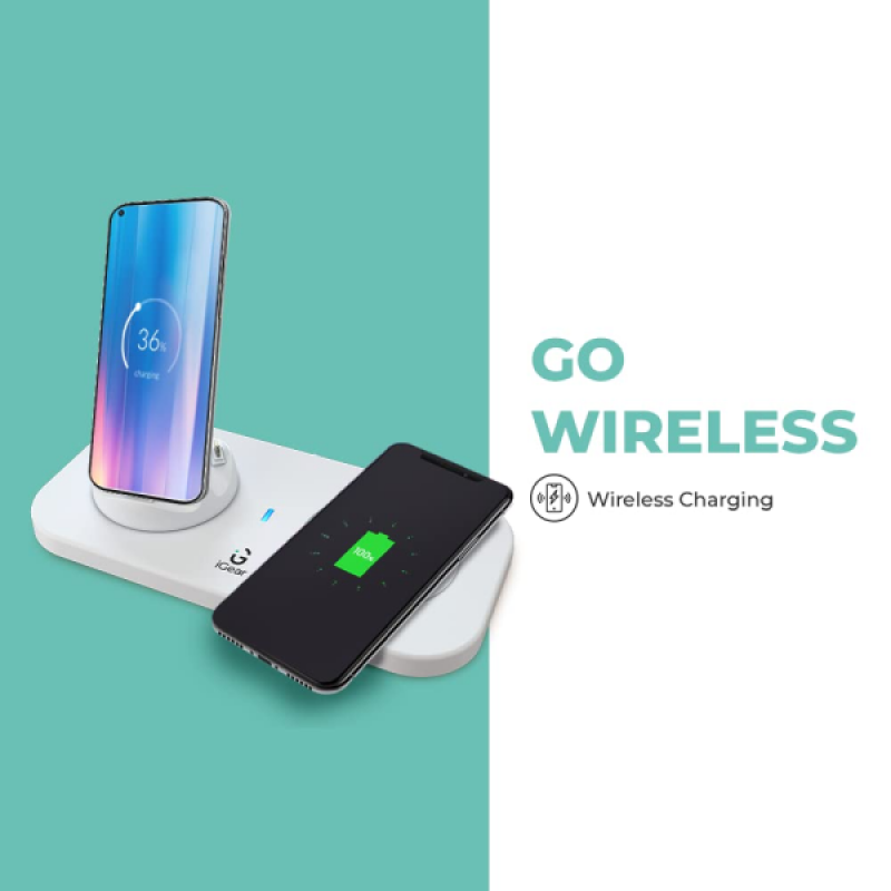 iGear DockMe 10W Fast Charging with Docking and 15W Wireless Charger iGear DockMe 10W Fast Charging with Docking and 15W Wireless Charger
