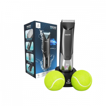 iGear Body Trimmer For Men with Ceramic Blade | Pubic Hair Groomer | Turbo mode | Black