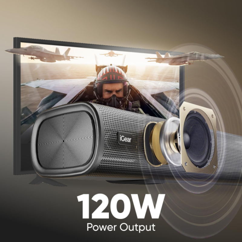 iGear Amplify Home Theatre | with HiFi Bass & Subwoofer | 120W | Black iGear Amplify Home Theatre | with HiFi Bass & Subwoofer | 120W | Black