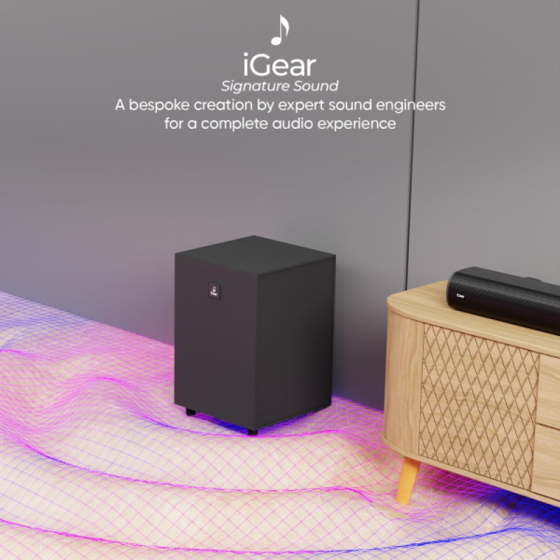 iGear Amplify Home Theatre | with HiFi Bass & Subwoofer | 120W | Black iGear Amplify Home Theatre | with HiFi Bass & Subwoofer | 120W | Black