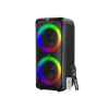 iGear X-Bass 60 Portable Bluetooth Party Speaker | 60W | Wireless Mic for Karaoke | Black