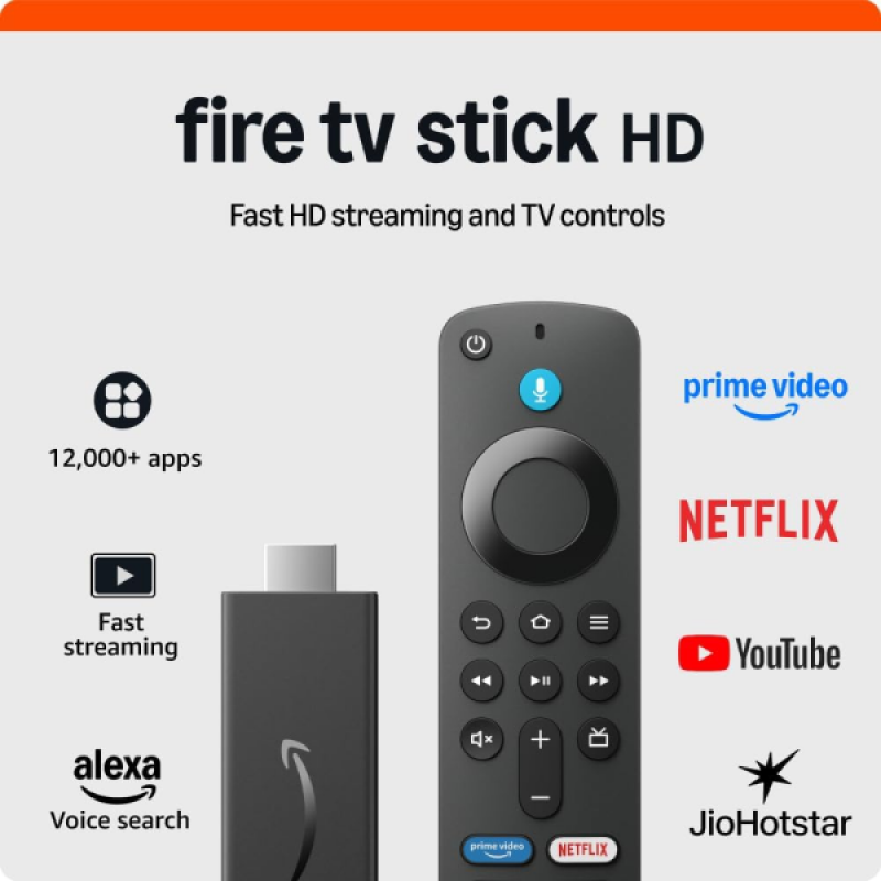 Amazon Fire TV Stick HD | Alexa Voice Remote | Dolby Encoded Audio Support | Black | B0CQN2BHW8 Amazon Fire TV Stick HD | Alexa Voice Remote | Dolby Encoded Audio Support | Black | B0CQN2BHW8