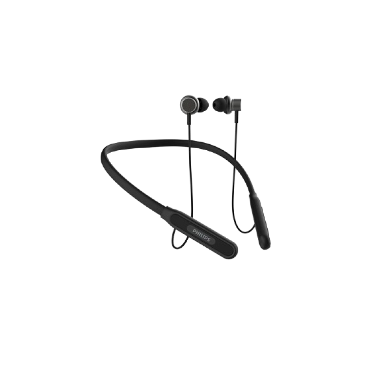 Philips Wireless In ear Neckband | 13mm | Deep Black | TAN1150BK/94 Philips Wireless In ear Neckband | 13mm | Deep Black | TAN1150BK/94