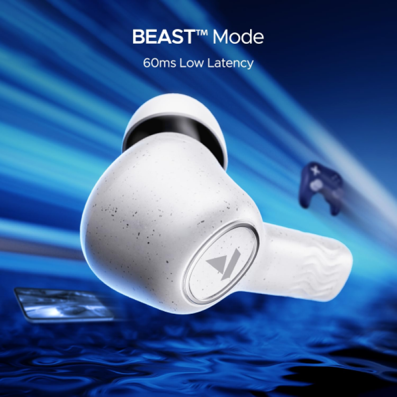 boAt Nirvana Iris Truly Wireless Ear Buds | Quartz White boAt Nirvana Iris Truly Wireless Ear Buds | Quartz White