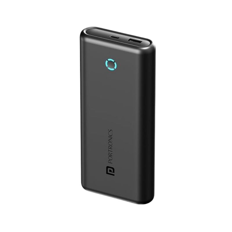Portronics PowerPod 20K Advanced Power Bank | 20000 mAh | Black Portronics PowerPod 20K Advanced Power Bank | 20000 mAh | Black