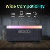 Portronics Trifusion HD Sound Bluetooth Speaker | 16W | 15W Wireless Charging | Black | POR 2333 Portronics Trifusion HD Sound Bluetooth Speaker | 16W | 15W Wireless Charging | Black | POR 2333