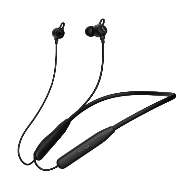 boAt Rockerz 109 Bluetooth Neckband | ENx Technology | Beast Mode | Active Black boAt Rockerz 109 Bluetooth Neckband | ENx Technology | Beast Mode | Active Black