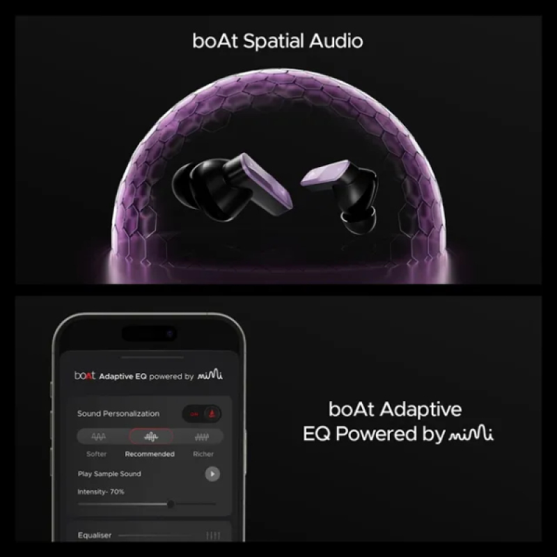 boAt Nirvana X TWS Earbuds | AI Noise Cancellation | IPX5 Water Resistant | Smoky Amethyst boAt Nirvana X TWS Earbuds | AI Noise Cancellation | IPX5 Water Resistant | Smoky Amethyst