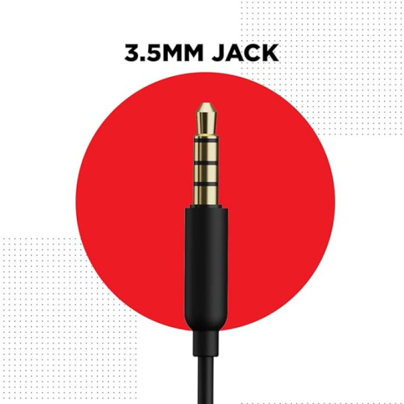 boAt Bassheads 104 in Ear Wired Earphones | Black boAt Bassheads 104 in Ear Wired Earphones | Black