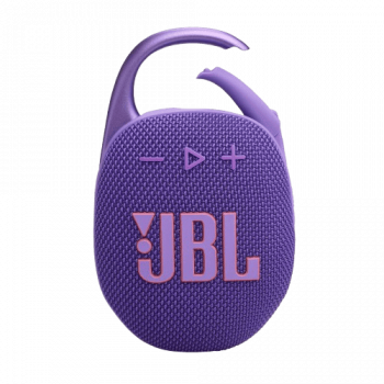 JBL Clip 5 Wireless Ultra Portable Bluetooth Speaker | 7 W | Dust & Waterproof | Purple | JBLCLIP5PUR JBL Clip 5 Wireless Ultra Portable Bluetooth Speaker | 7 W | Dust & Waterproof | Purple | JBLCLIP5PUR