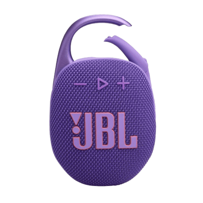 JBL Clip 5 Wireless Ultra Portable Bluetooth Speaker | 7 W | Dust & Waterproof | Purple | JBLCLIP5PUR