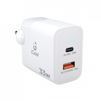 iGear Core 33 | 33W Fast Charger | White