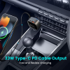 Portronics Car Power Retracto Car Charger | 84W | Black Portronics Car Power Retracto Car Charger | 84W | Black