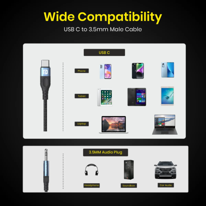 Portronics iKonnect C MAX | Enhanced Durability | Black Portronics iKonnect C MAX | Enhanced Durability | Black