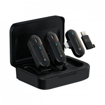 Portronics Vlogmate 2 Earbuds | Dual Microphone | Black