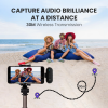 Portronics Vlogmate 2 Earbuds | Dual Microphone | Black