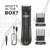 Havells Ballex Body Groomer | USB Type C Fast Charge | Black | BG3300