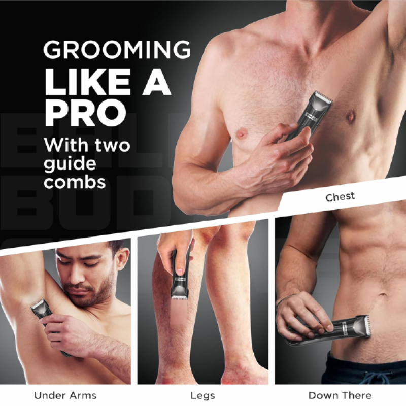 Havells Ballex Body Groomer | USB Type C Fast Charge | Black | BG3300 Havells Ballex Body Groomer | USB Type C Fast Charge | Black | BG3300