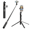 Portronics Lumistick Pro | Enhanced Stability Tripod | Detachable Bluetooth Remote | Black Portronics Lumistick Pro | Enhanced Stability Tripod | Detachable Bluetooth Remote | Black