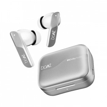boAt Airdopes 800 | Dolby Audio | 4 Mics AI ENx Tech Titanium Drivers | Interstellar White