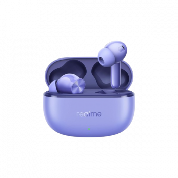 realme Buds T200 Lite Earbuds | 4 Mic AI ENC for Calls 4 | Ultra Low Latency Gaming | Aurora Purple