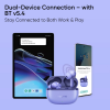 realme Buds T200 Lite Earbuds | 4 Mic AI ENC for Calls 4 | Ultra Low Latency Gaming | Aurora Purple realme Buds T200 Lite Earbuds | 4 Mic AI ENC for Calls 4 | Ultra Low Latency Gaming | Aurora Purple