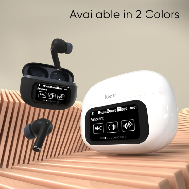 iGear PixelPod ANC Earbuds | v5.4 | Black iGear PixelPod ANC Earbuds | v5.4 | Black