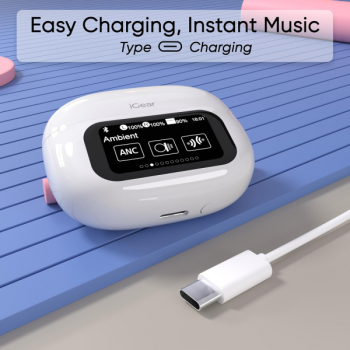 iGear PixelPod ANC Earbuds | v5.4 | White