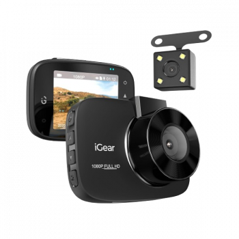 iGear VueCam Full HD 1080P Car Dash Cam | Parking Mod | 64GB Micro SD