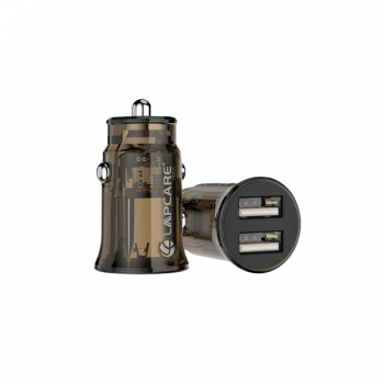 Lapcare CARGE 15 Car Charger | 15W | Dual USB Ports | Compact Design | LCC-711 Lapcare CARGE 15 Car Charger | 15W | Dual USB Ports | Compact Design | LCC-711